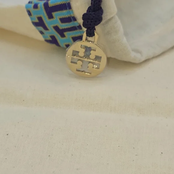 Tory Burch‎ Canvas Dust Bag 13x13 Logo Drawstring Storage - Picture 2 of 6